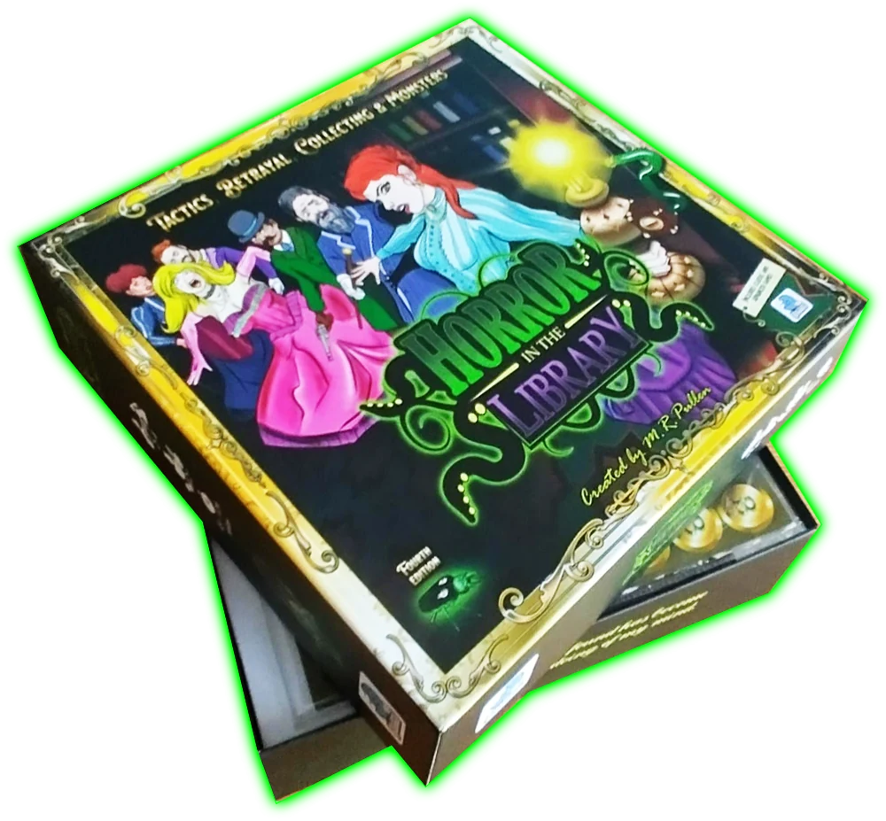 Horror in the Library boxed game